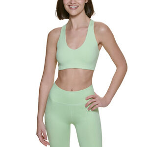 Calvin Klein Women Ribbed Sports Bra Key Lime Size S 3509